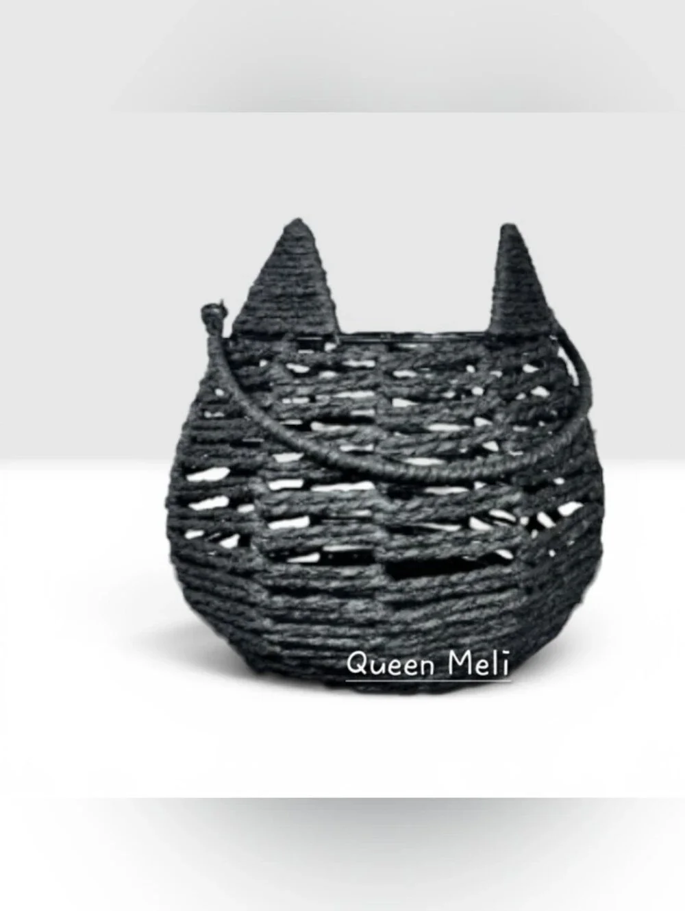 NEW 2026 Target Bullseye Playground Black Cat Halloween Woven Storage Basket